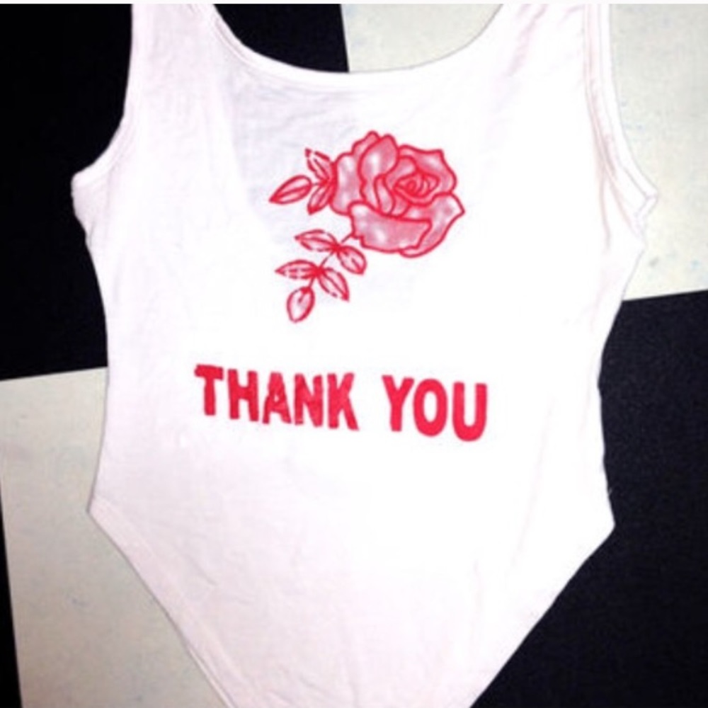 Thank you Omweekend Bodysuit